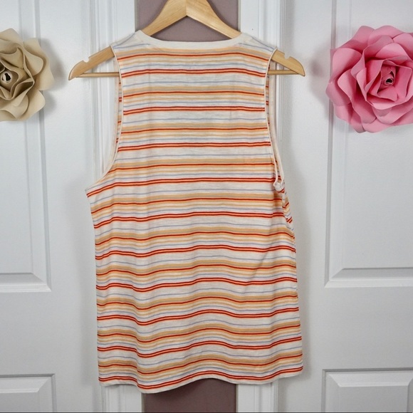 BNWT! Madewell | Whisper Cotton V-Neck Pocket Tank - Picture 5 of 7